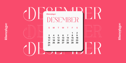 Flare Majestic Font Poster 8