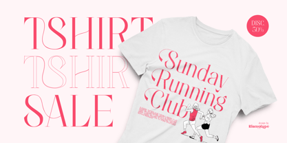 Flare Majestic Font Poster 2