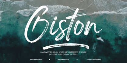 Giston Font Poster 1