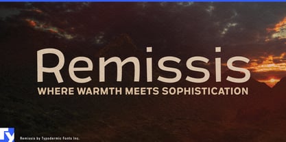 Remissis Font Poster 1