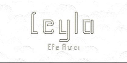 Leyla Font Poster 1