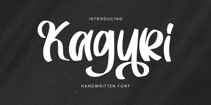 Kaguri Font Poster 1