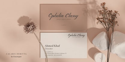 Calaris Deritta Font Poster 12