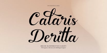 Calaris Deritta Font Poster 1