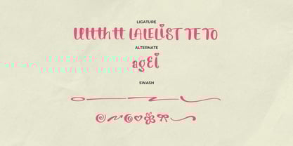 Lily Lovely Font Poster 15