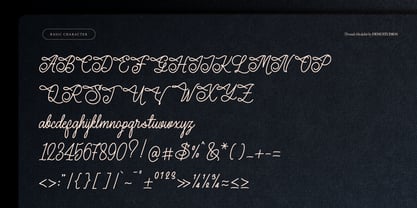Threads Medalist Font Poster 13