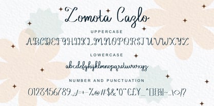 Zomota Cazlo Font Poster 6