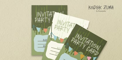 Kodok Zuma Font Poster 7
