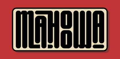 Mahoowa Font Poster 1