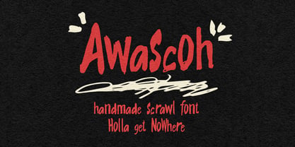 MC Awascoh Font Poster 1