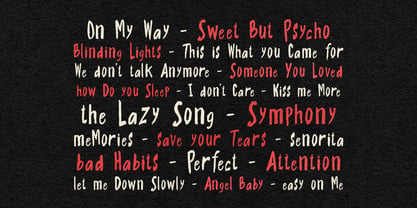 MC Awascoh Font Poster 5