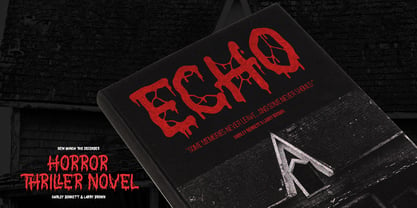 Blood Drainer Font Poster 9