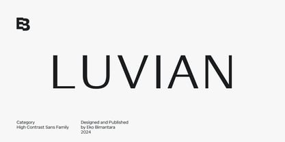 Luvian Font Poster 1