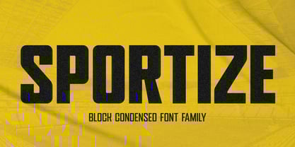 Sportize Font Poster 1