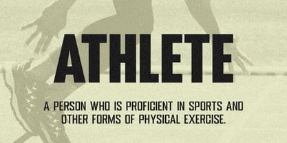 Sportize Font Poster 2