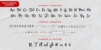 Velouran Font Poster 2