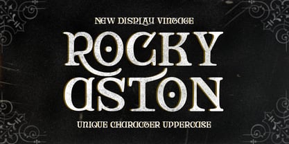 Rocky Aston Font Poster 1