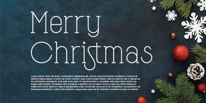 Sleigh Holiday Font Poster 5