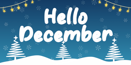 Winter Bold Font Poster 2