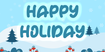 Winter Bold Font Poster 3