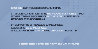 Croxed Font Poster 6