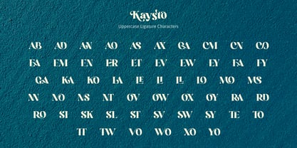 Kaysto Font Poster 12