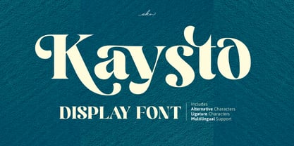 Kaysto Font Poster 1