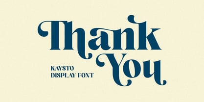 Kaysto Font Poster 15