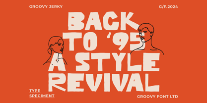 Groovy Jerky Font Poster 5