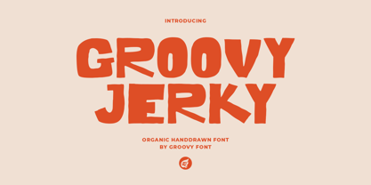 Groovy Jerky Font Poster 1