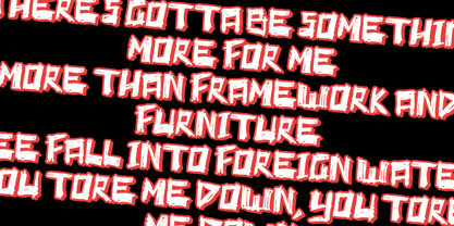Punk lager Font Poster 5