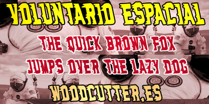 Voluntario Espacial Font Poster 2