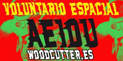 Voluntario Espacial Font Poster 5