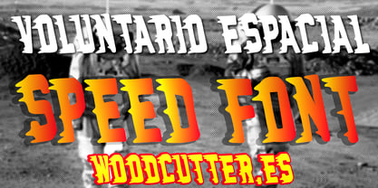 Voluntario Espacial Font Poster 1