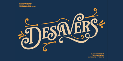 Desavers Font Poster 1