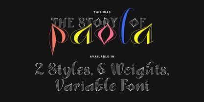 The story of Paola Font Poster 14