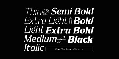 Rega Pira Variable Font Poster 10