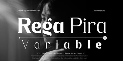 Rega Pira Variable Font Poster 1