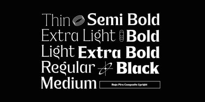 Rega Pira Variable Font Poster 9