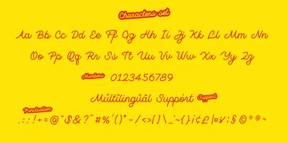 Monotails Script Font Poster 9