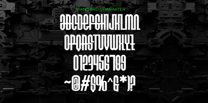 Green & Gloom Font Poster 2