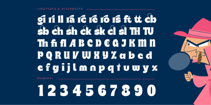 Mistur Sleuth Font Poster 14