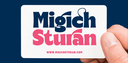 Mistur Sleuth Font Poster 3