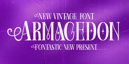 Armagedon Font Poster 1