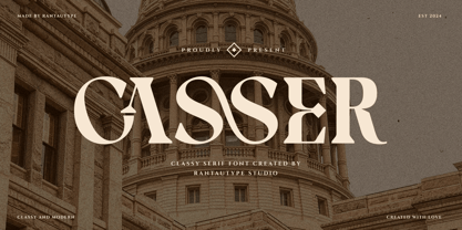 Casser Font Poster 1