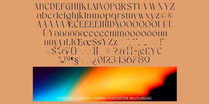 Noleum Display Font Poster 8