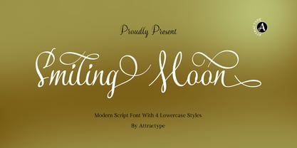 Smiling Moon Font Poster 1