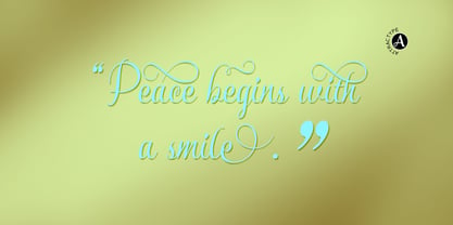 Smiling Moon Font Poster 4