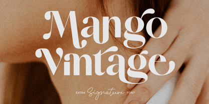 Mango Vintage Font Poster 1