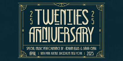 Dechora Zone Font Poster 9